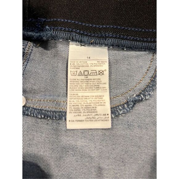 Old Navy Rockstar skinny mide rise leggings Jeans size 14 - Picture 7 of 8